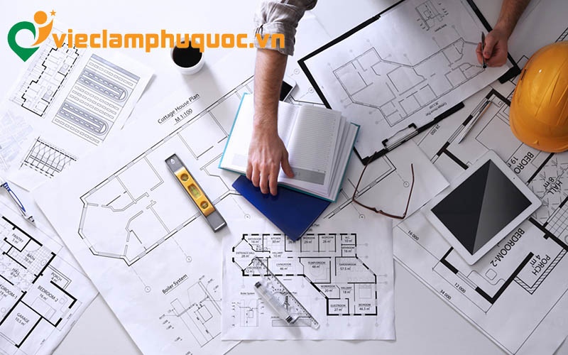 Kiến trúc sư thiết kế bản vẽ