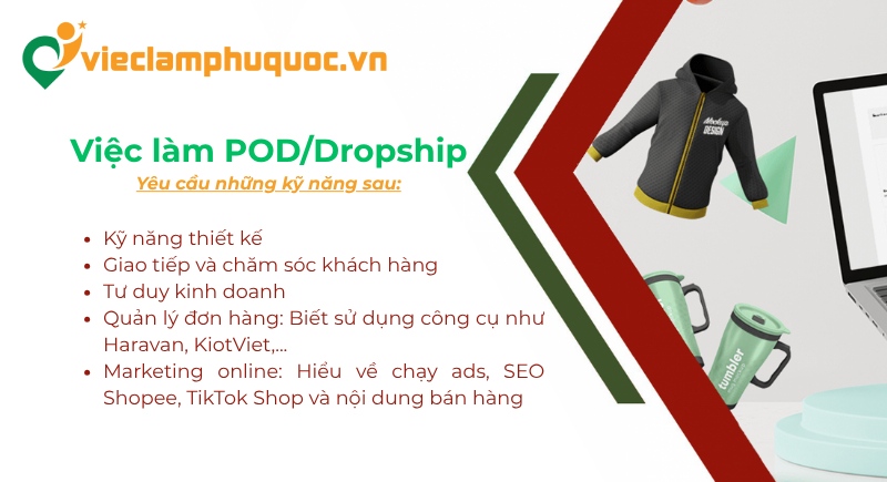 Chuẩn bị gì cho việc làm POD/Dropship Phú Quốc