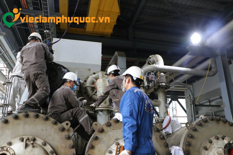 Các vị trí việc làm cơ khí Phú Quốc phổ biến hiện nay