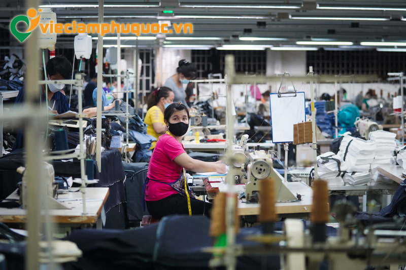 Các vị trí việc làm may mặc Phú Quốc 
