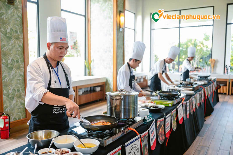 Tuyển dụng nhân viên phụ bếp Phú Quốc